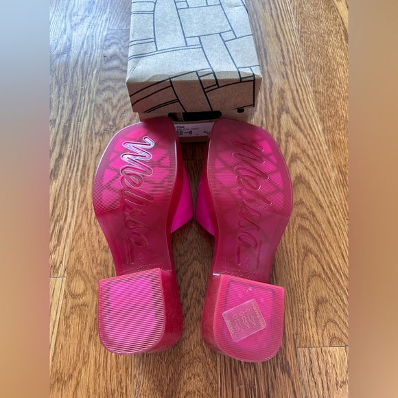NEW IN BOX Melissa Jelly Heels Shape in Hot Pink (Size 8) - Picture 4 of 6